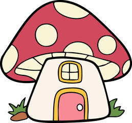 Cartoon, garden, gardening, trees and flowers, element, cute picture, illustration