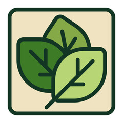 Dense foliage Flat Icon