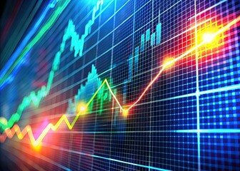 Stock Exchange Graph Buy Calls Bullish Trade Animation