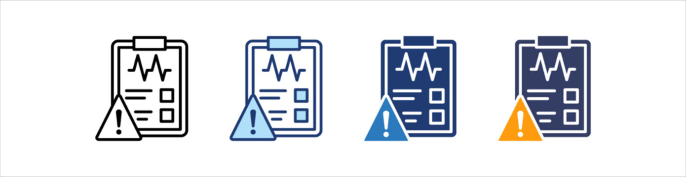 Unhealthy Icon Set Multiple Style Collection  