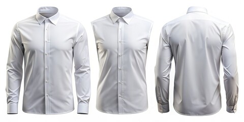 White Shirt Front Back Side Documentary Photography AI Photo