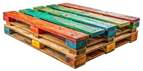Wooden Pallet Isolated Architectural Photography