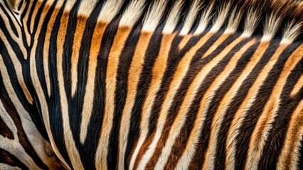 Zebra Old Pelt Texture Aerial Photography, Abstract Wildlife, Detailed Pelt, Animal Skin, Aerial View, Texture,  Pattern
