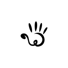 Father Day hand silhouette 