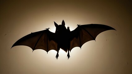 halloween background with bats