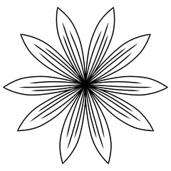 flower vector icon