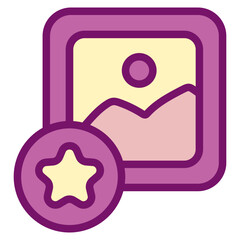 Memories image Flat Icon