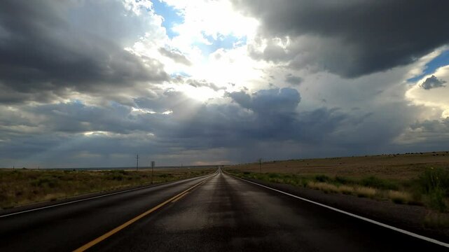 New Mexico Driving 0673 Pie Town Quemando