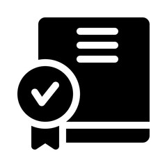 Patent glyph icon