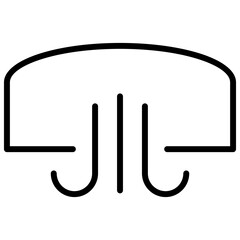 Air conditioning glyph icon
