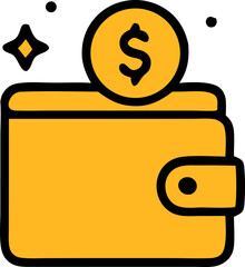 Food budget icon representing financial planning for groceries meals and healthy eating habits promoting mindful spending and economic food choices mindful spending and healthy eating habits