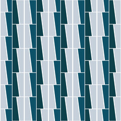 Vector seamless pattern with lines and geometric shape