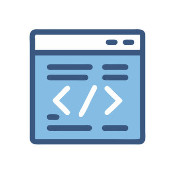html code snippet icon design