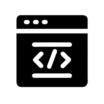 html code snippet icon design