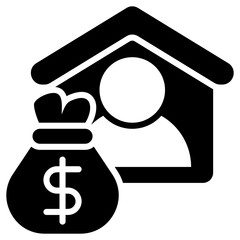 Living Wage Glyph Icon
