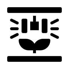 Center Pivot Irrigation glyph icon