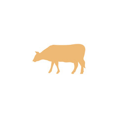 Eid Al Adha with cow vector illustration 