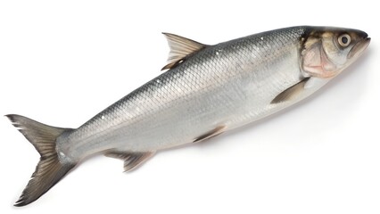 Naklejka premium High resolution alaska whitefish isolated on white background