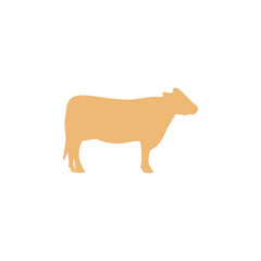 Eid Al Adha with cow vector illustration 