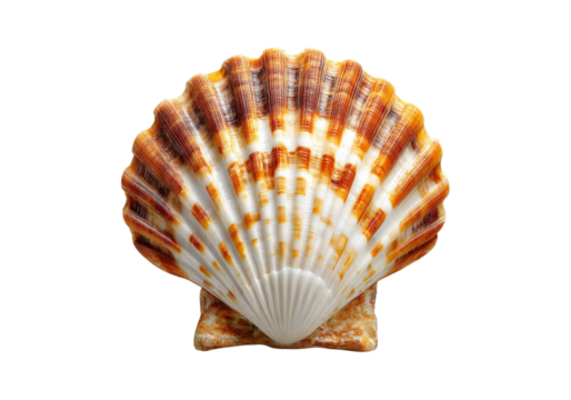 Stunning scallop shell ocean seashell seashore beach summer