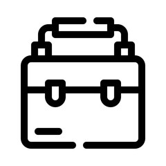Briefcase line icon