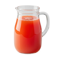 jug of fresh juice isolated on transparent background, PNG, isolated juice jug, juice container, fruit juice jug, juice PNG, healthy drink, juice pitcher