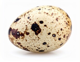 Quail egg isolated on white background 