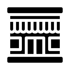 Storefront glyph icon