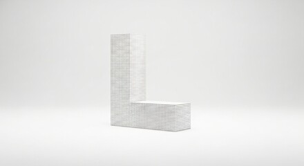 L-Shaped Minimalist Design Modern Corner Architecture Concept