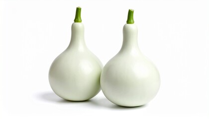 Calabash bottle gourd isolated on white background 