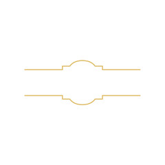 Islamic golden frame decoration 