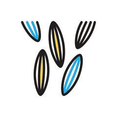 Multi color icon for cumin
