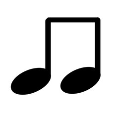 Flat design illustration of block notes or music notation.