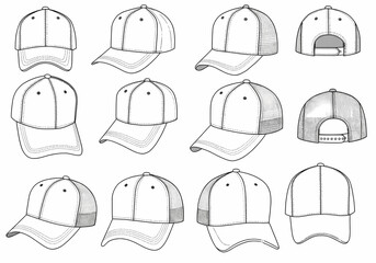 set of hats
