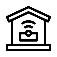 Smart Home Sensor line icon