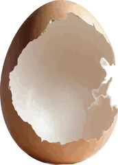 Hollow Eggshell Composition