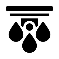 Humidity Sensor glyph icon