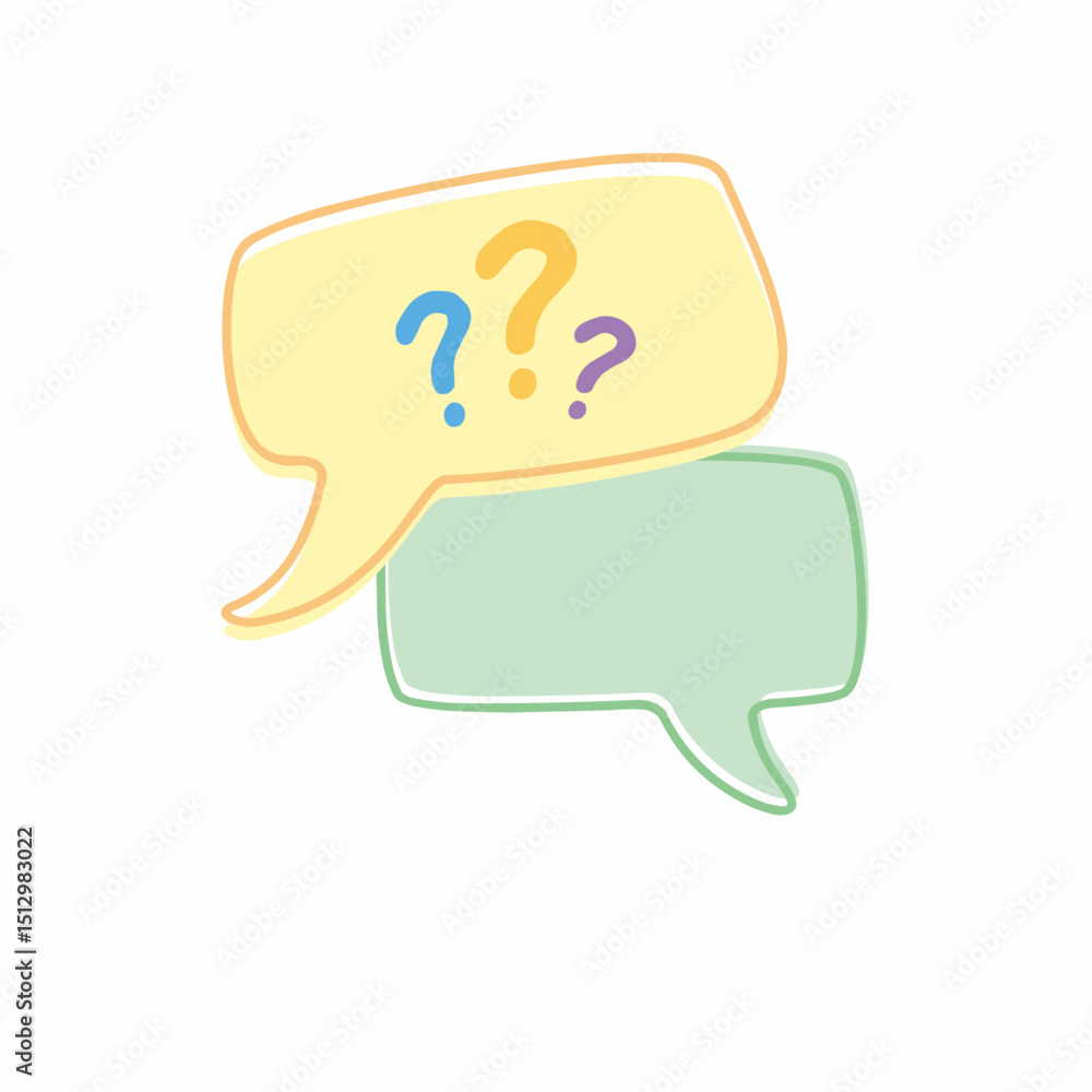 Poster a speech bubble chat icon on a white background symbolizes communication, talk, and dialog for web a