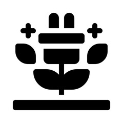 Biomass Energy glyph icon
