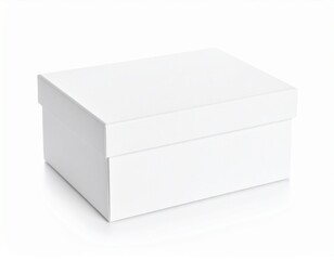 Naklejka premium blank box isolated on white background