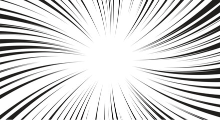 Dynamic Radial Burst of Speed Lines