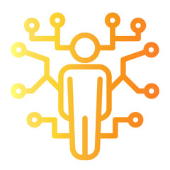 cyber Line Gradient Icon