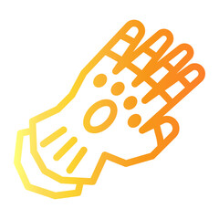Obraz premium glove Line Gradient Icon