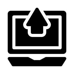 Laptop glyph icon