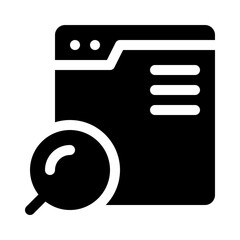 Search glyph icon