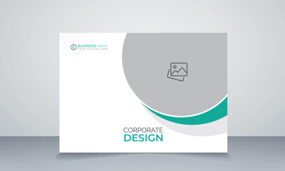 Cover design template corporate business annual report brochure poster company profile catalog
