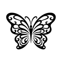 Download beautiful butterfly vector art for free intricate butterfly design silhouette butterfly illustration