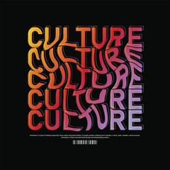 Urban culture slogan streetwear t shirt design