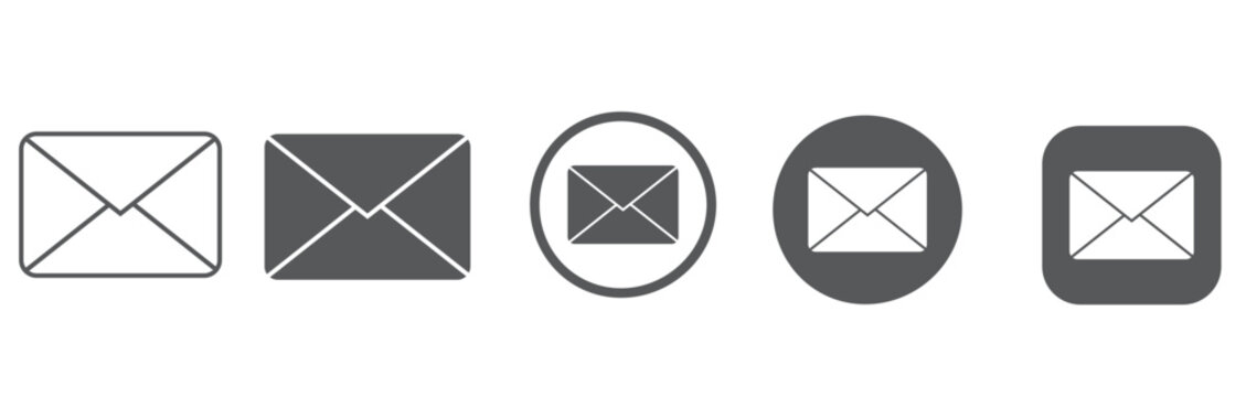 Email icon vector for web, mobile apps, and UI design. Perfect for messaging, inbox, and communication interfaces