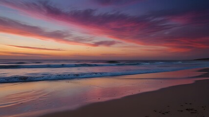 Obraz premium sunset on the beach